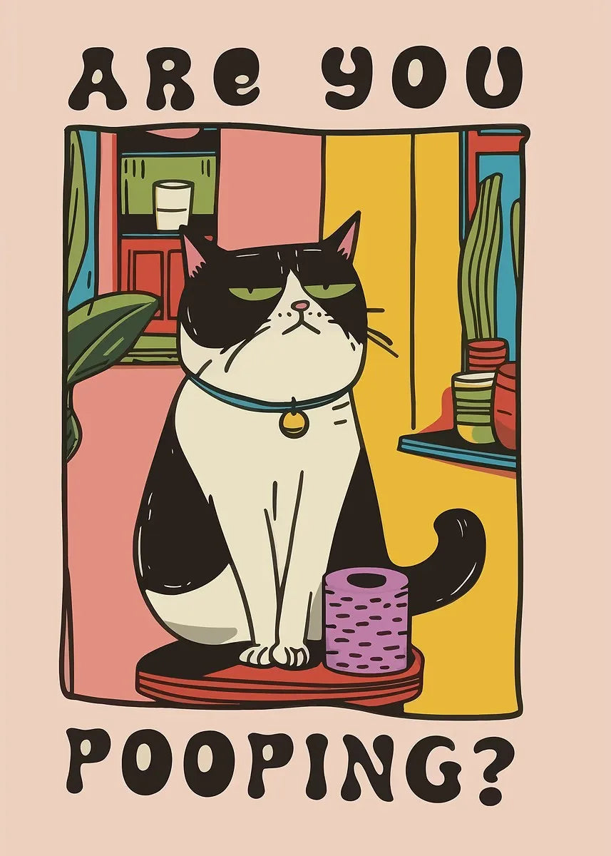 Wash Paws Cat Canvas Print