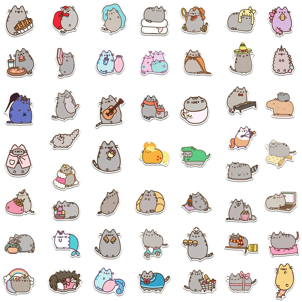 Cute Chunky Cat Stickers