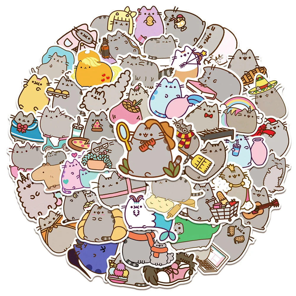 Cute Chunky Cat Stickers