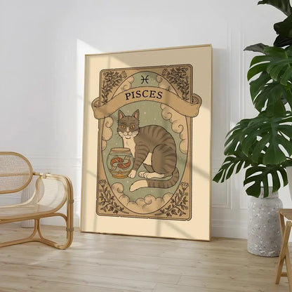 Cat Zodiac Posters