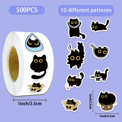 Black Cat Stickers