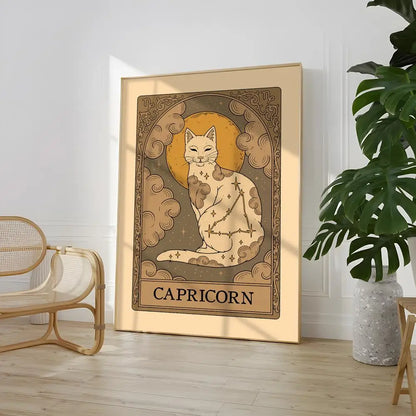 Cat Zodiac Posters