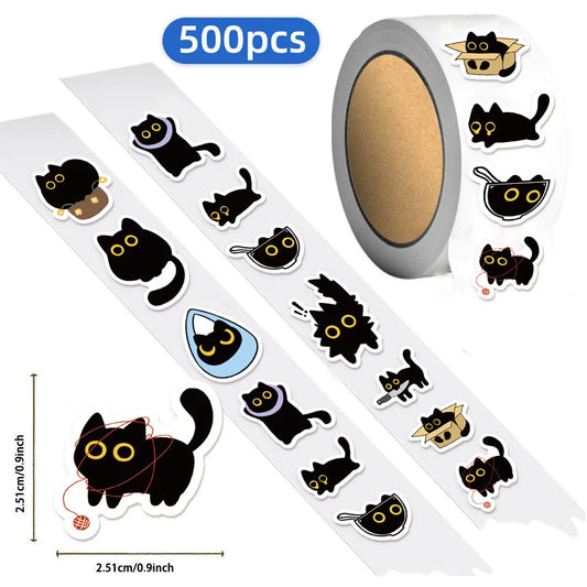 Black Cat Stickers
