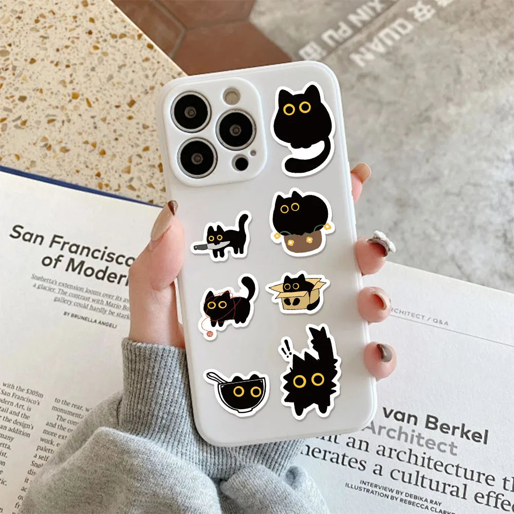 Black Cat Stickers