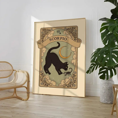 Cat Zodiac Posters