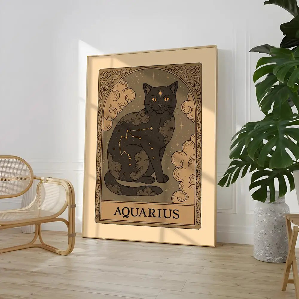 Cat Zodiac Posters