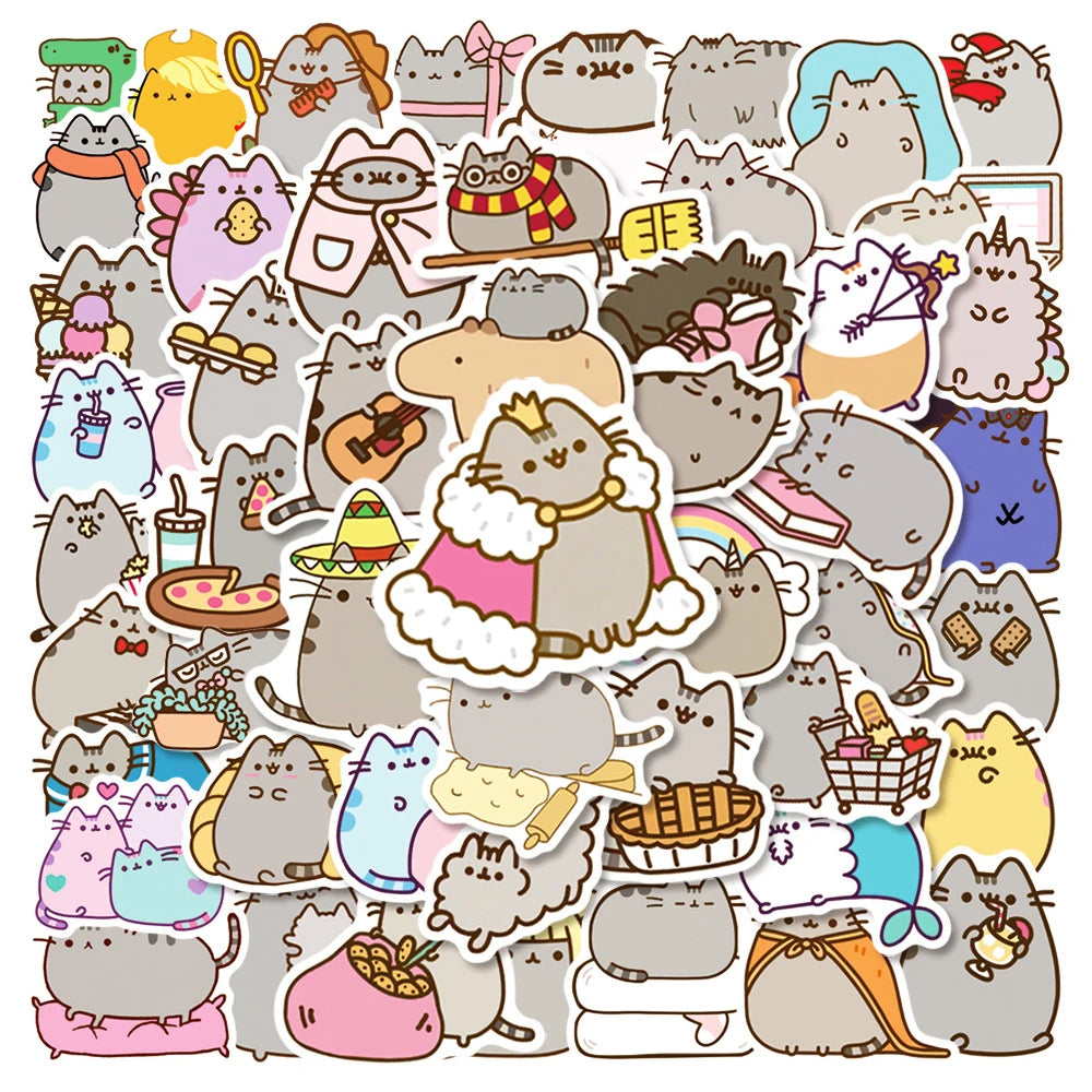 Cute Chunky Cat Stickers