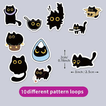 Black Cat Stickers