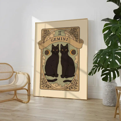 Cat Zodiac Posters
