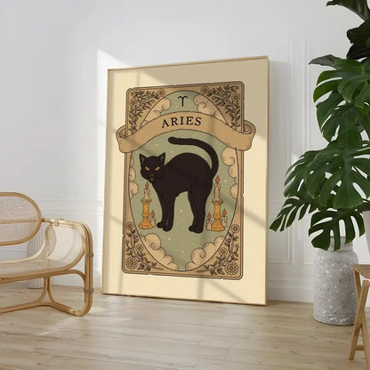 Cat Zodiac Posters