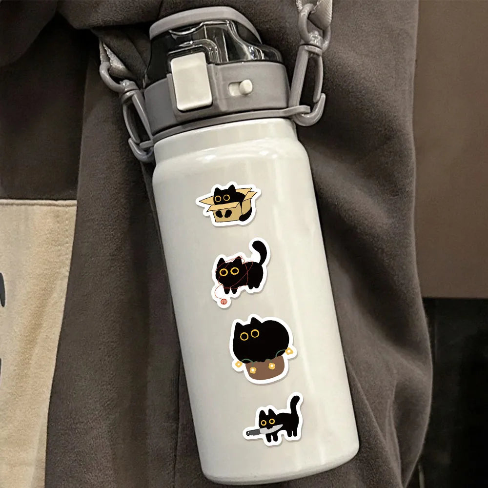 Black Cat Stickers